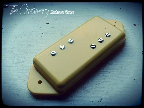 Creamery Custom Handwound Baby '71 Wide Range Humbucker Set - P90 Dogear Sized